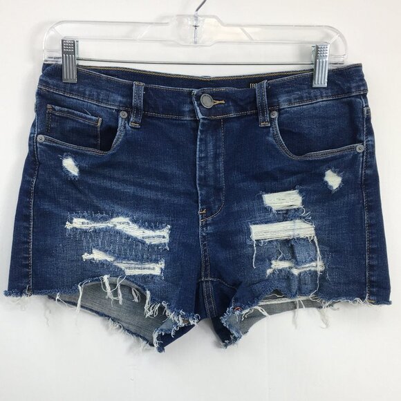 Blank NYX The Essex Jean Short Cut Offs Medium Wash Size 7 (29) EXCELLENT - Picture 1 of 5